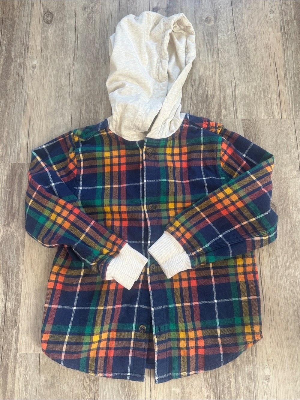 Like New Hooded Flannel